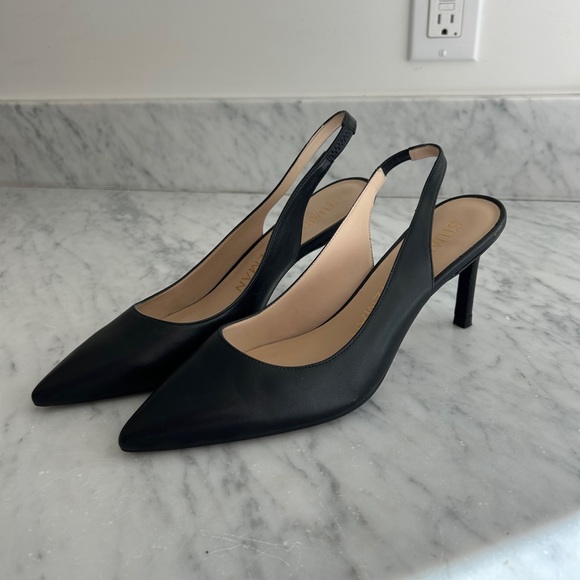 Stuart Weitzman Linsi Pointed Toe Slingback Pump - Picture 8 of 8